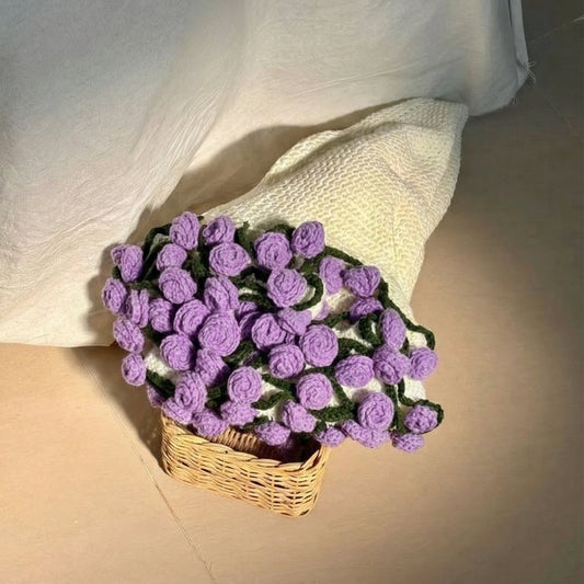 Plaid’amour — Roses violettes