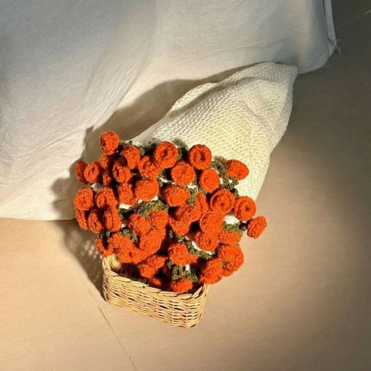 Plaid’amour — Roses oranges