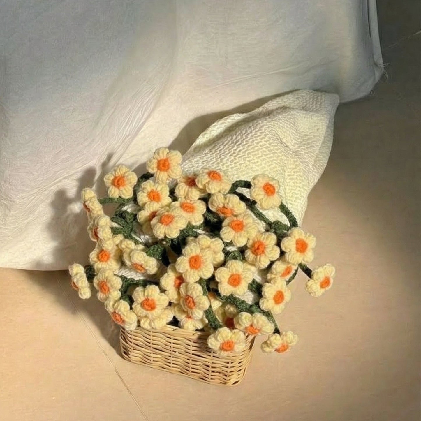 Plaid’amour — Marguerites jaunes